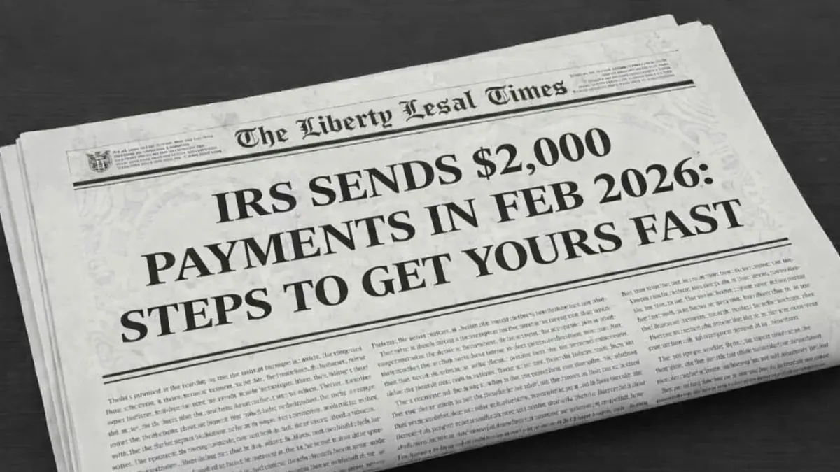 IRS Sends 2,000 Payments